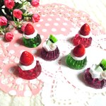 ６個セット　苺のゼリー♪　キウイフルーツ