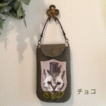 ⭐️受注生産⭐️スマホポーチ・猫