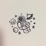 [再販]SALE宇宙飛行士さん②はんこ