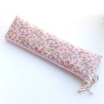 LIBERTY 　Rivendell　リベンデル　J09A（ピンク系）　内布・内ポケット付きビニコのぺたんこペンケース
