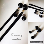 monotoneロングタッセルイヤリング/ピアス