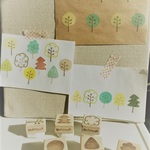 ▼再販▼  いろんな木の消しゴムはんこ６点ｓｅｔ。