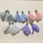 New!春色♪フラワータッセル♡10個セット♡ピアスやイヤリングに☆