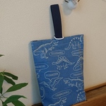 入園・入学上靴入れ(恐竜・しましま)