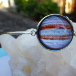 太陽系バングル 20mmぷっくりタイプ　シルバーカラー　もうひとつの木星　Jupiter