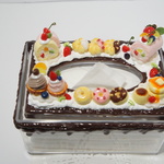 ティッシュケース☆スイーツデコ