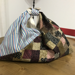 和装にも合うシックなあずま袋