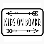 Hachi8sticker☆ 『KIDS ON BOARD』 ☆ ステッカー （2アロータイプ）
