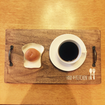 カフェ風木製トレー