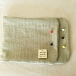 春待ちガーゼのスタイ兼ネックウォーマー　＊ハッカ＊