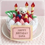 フェルト ままごと  お誕生日ケーキ