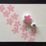 ※再販※桃の花の消しゴムはんこ