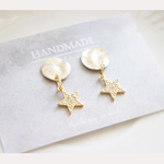 ゴールドの星がとっても可愛い！イヤリング/ピアス