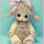 C様ご予約品　 ♡アイスグレーのヒツジ ♡choco*bear