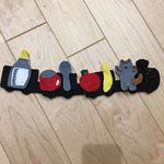知育おもちゃ＊スナップボタンとマジックテープ遊び