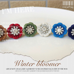 再…販＊Winter bloomer＊冬に咲く花＊イヤリング