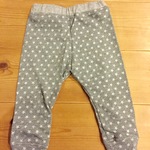 SALE★70★レギンス★グレー×ラメスター
