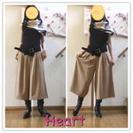 キャメルのキュロットスカート💖フレアーで可愛いの❣️❣️