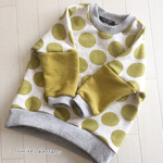 春待ち❤︎マカロンドットのプルオーバー［90］