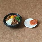  『焼肉屋さんでランチ♪』●ビビンバ・牛タン●ミニチュアフード ２個セット