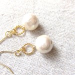 キスカコットンパール シンプルピアス