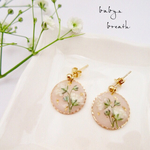 再販9♡幸せの花（桜色）ピアス・イヤリング