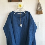 C＆Ｓリネンのドロップショルダーワンピ