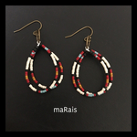 beadsピアス  “zulu”