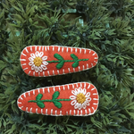お花の刺繍ヘアピンミニサイズ✴︎42