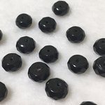 オニキス ボタンカット 10個 5x8mm 天然石 粒売り