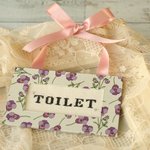 リバティ　トイレのドアサイン　ロス