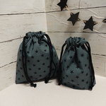 《入園・入学》カッコ可愛い♪星柄☆巾着袋２点セット
