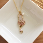 🌸桜ねこのネックレス