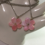 桜一輪ネックレス