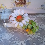 *＊Kazariya*＊世界で１つNaturalmode.。＊ホワイトデージーと小さなお花達のミニバレッタ＊