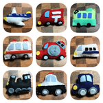 【値下げ中】働く車フェルトのマスコット＆ワッペン（小）(*^^*)