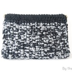 【送料無料】　eco クラッチバッグ "Black×Grey"　