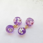 New   とんぼ玉みたいなピアス