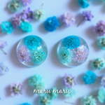 【再販12】mini ブーケ＊かすみ草＊ピアス・イヤリング