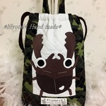 *シューズバッグ*くわがた*男の子*昆虫*アップリケ