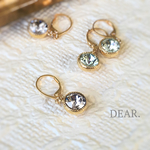 大粒クリスタルピアス