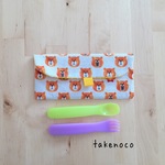 くま柄カトラリーケース(送料込み)