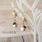 【再販】ナチュラルウッドのりんごピアス