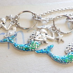 🌟再販🌟Swimming Mermaid  人魚のキーチェーン/バッグチャーム