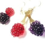 ラズベリー♡ピアス【イヤリング変更】
