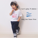 　　お名前入り＊Let's play Tシャツ