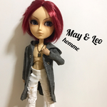 ドールアウトフィット☆フード付・メンズロングカーデ
