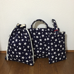 ★入園、入学★レッスンバッグ、お着替え袋、シューズ袋セット キルティング