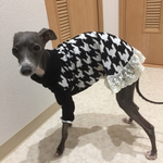千鳥柄ワンピース