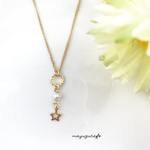 star & pearl necklace
